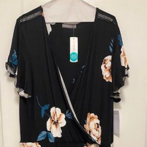 Floral Knit Maxi Dress 2X